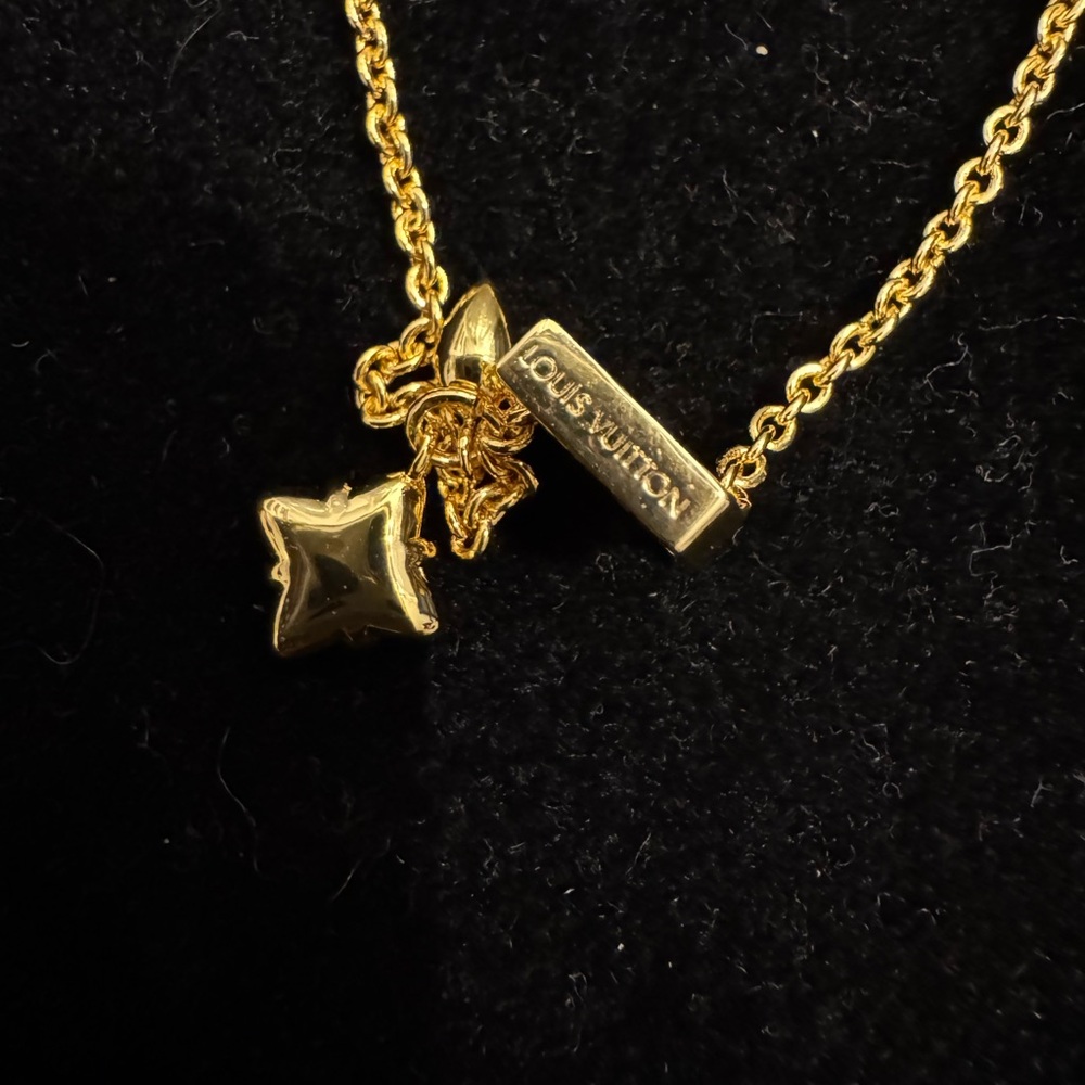 Louis Vuitton Gold and Pink Bracelet with Dainty Charms - Picture 4 of 6